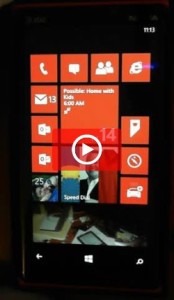 Windows Phone 8: Pinned Email Folder